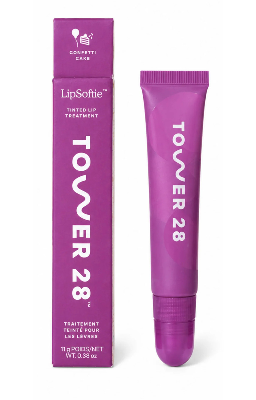 NIB Tower 28 Lipsoftie Tinted Lip Treatment in Confetti Cake